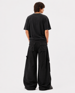 Retro multi-pocket casual pants