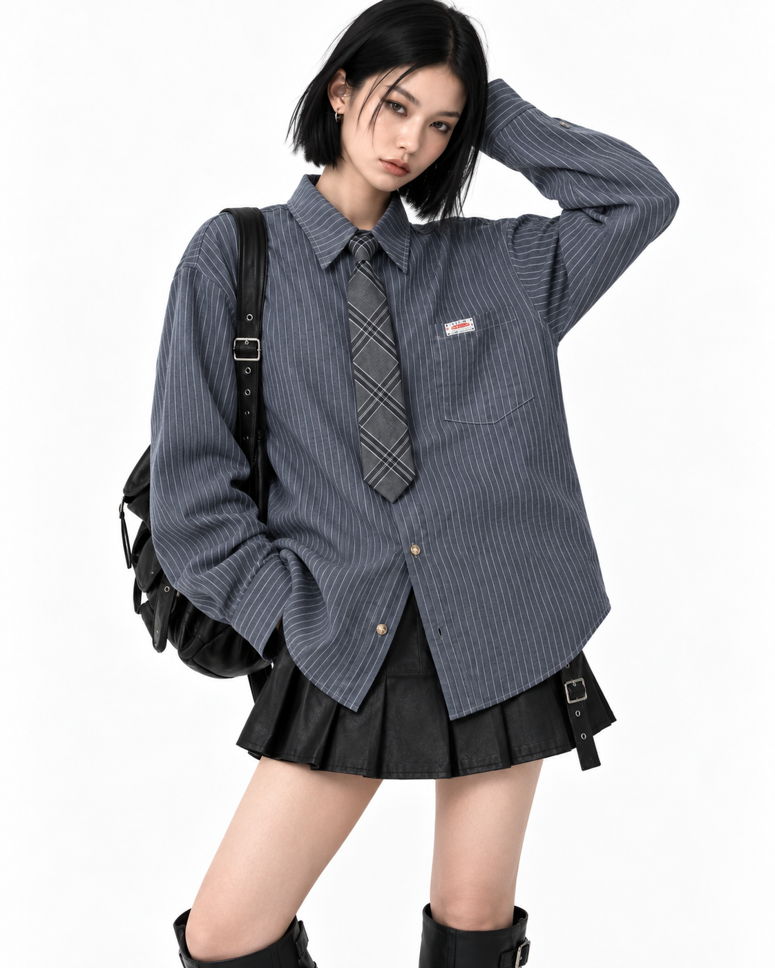 striped long sleeve shirt