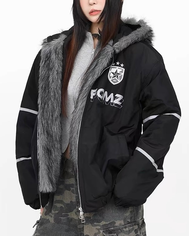 Retro loose thickened cotton clothing