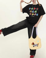 헐렁한 개인화된 반팔