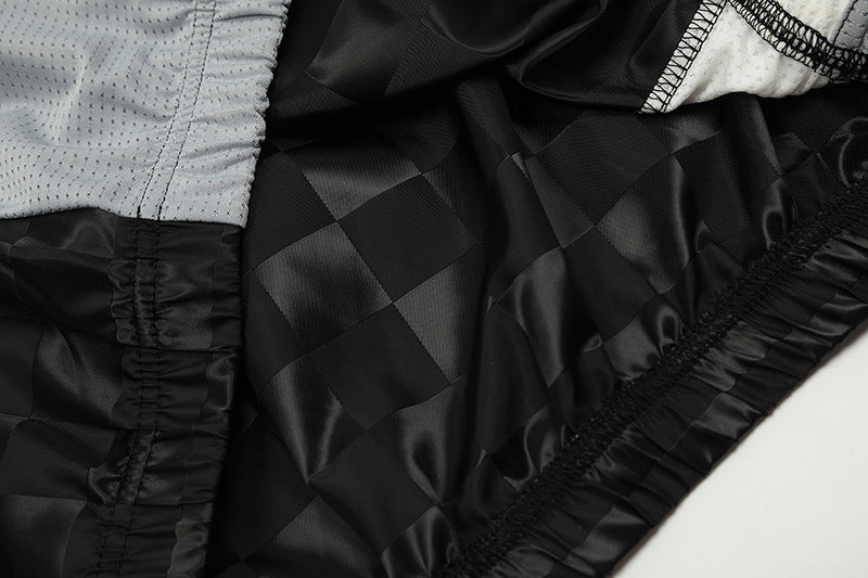 復古拼接寬鬆長袖