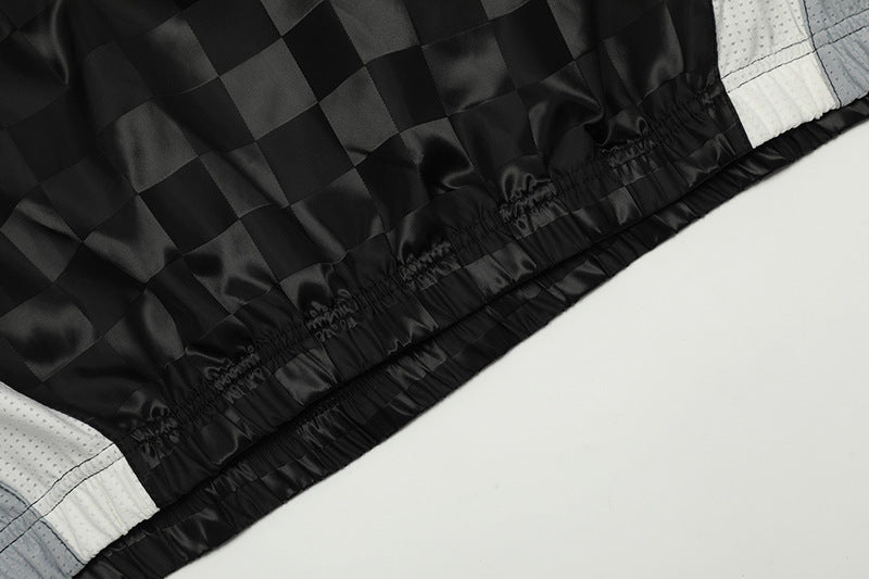 復古拼接寬鬆長袖