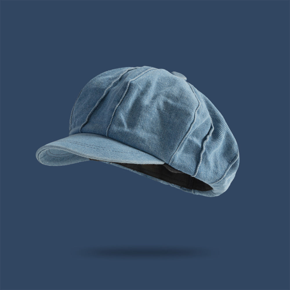 復古牛仔八角帽