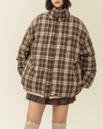 Retro reversible cotton jacket