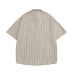 美式簡約條紋襯衫