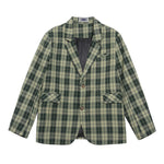 retro plaid couple coat