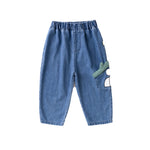 卡通立體牛仔褲