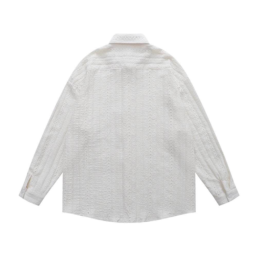 vintage striped long sleeve shirt