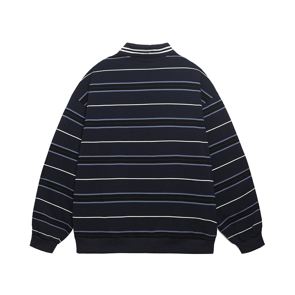 Striped versatile sweatshirt