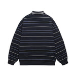 Striped versatile sweatshirt
