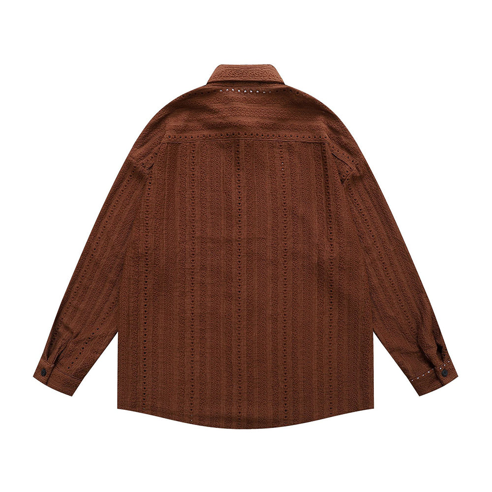 vintage striped long sleeve shirt