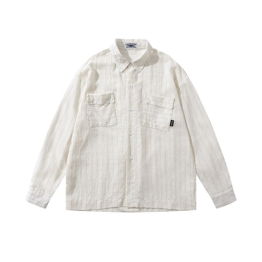 Simple Striped Long Sleeve Shirt