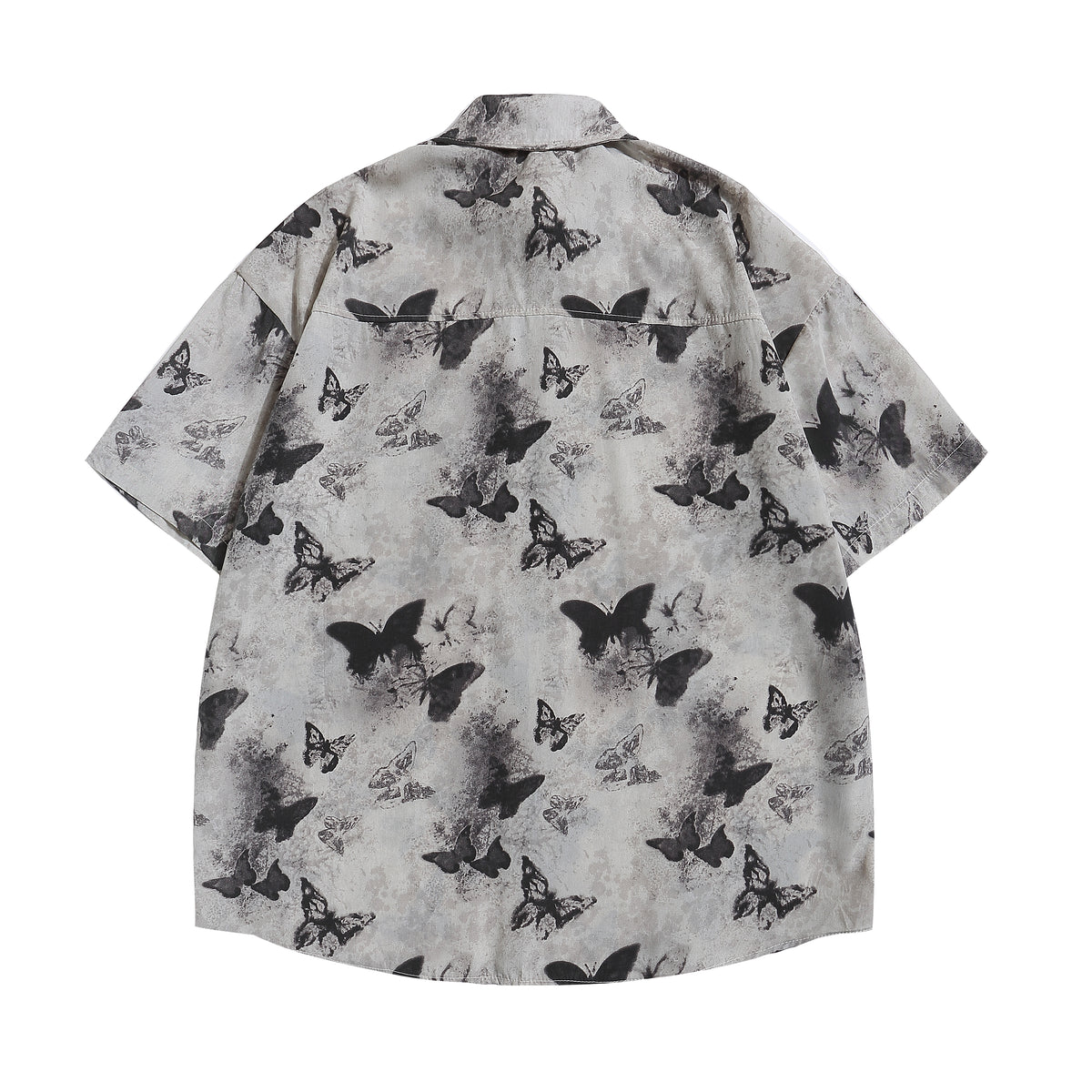 Retro all-over butterfly shirt