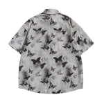 Retro all-over butterfly shirt