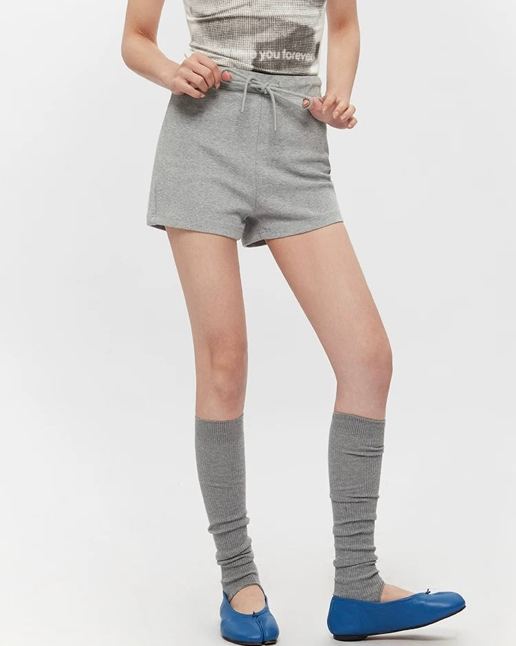 休閑緊身運動短褲