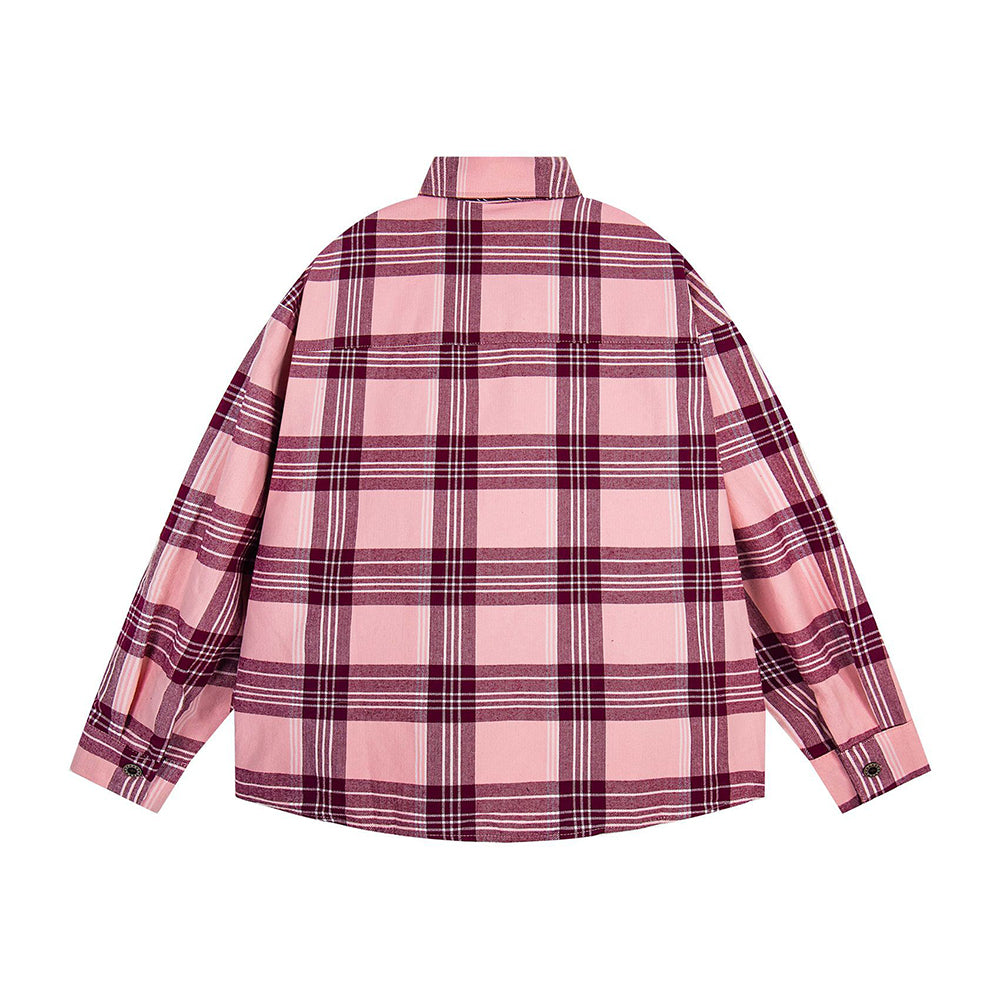 엿보는 강아지 긴팔 셔츠