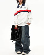 레트로 풀오버 스웨트셔츠