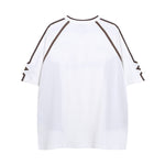 美式復古拼接短袖