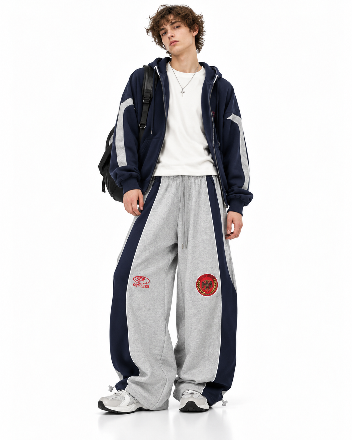 color block track pants