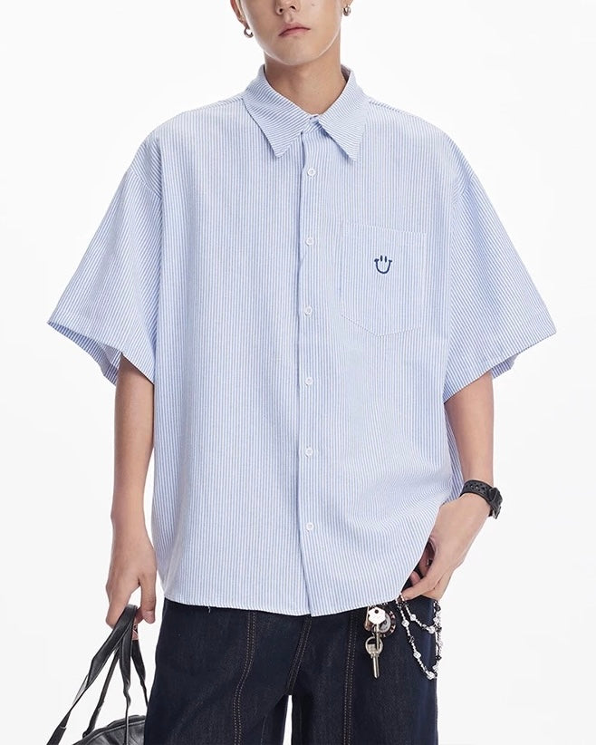 Solid color all-match shirt