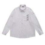 復古趣味斑點狗長袖襯衫