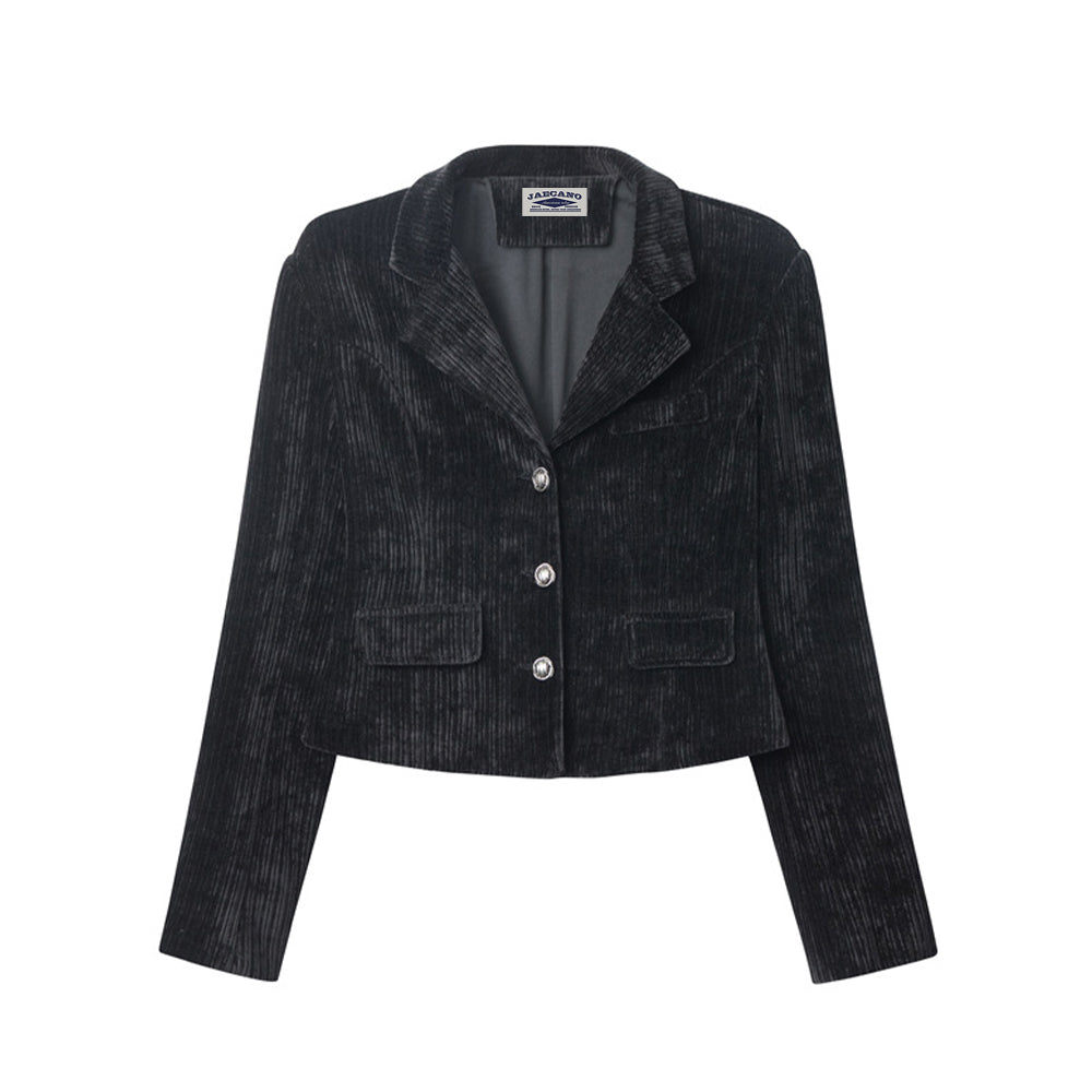 Retro woolen short jacket (women)