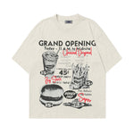 American retro nostalgic round neck short sleeves