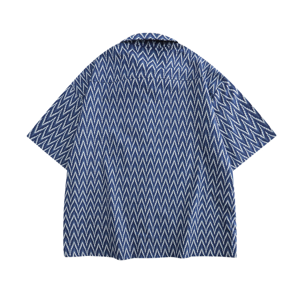 American retro strappy cartoon embroidered shirt