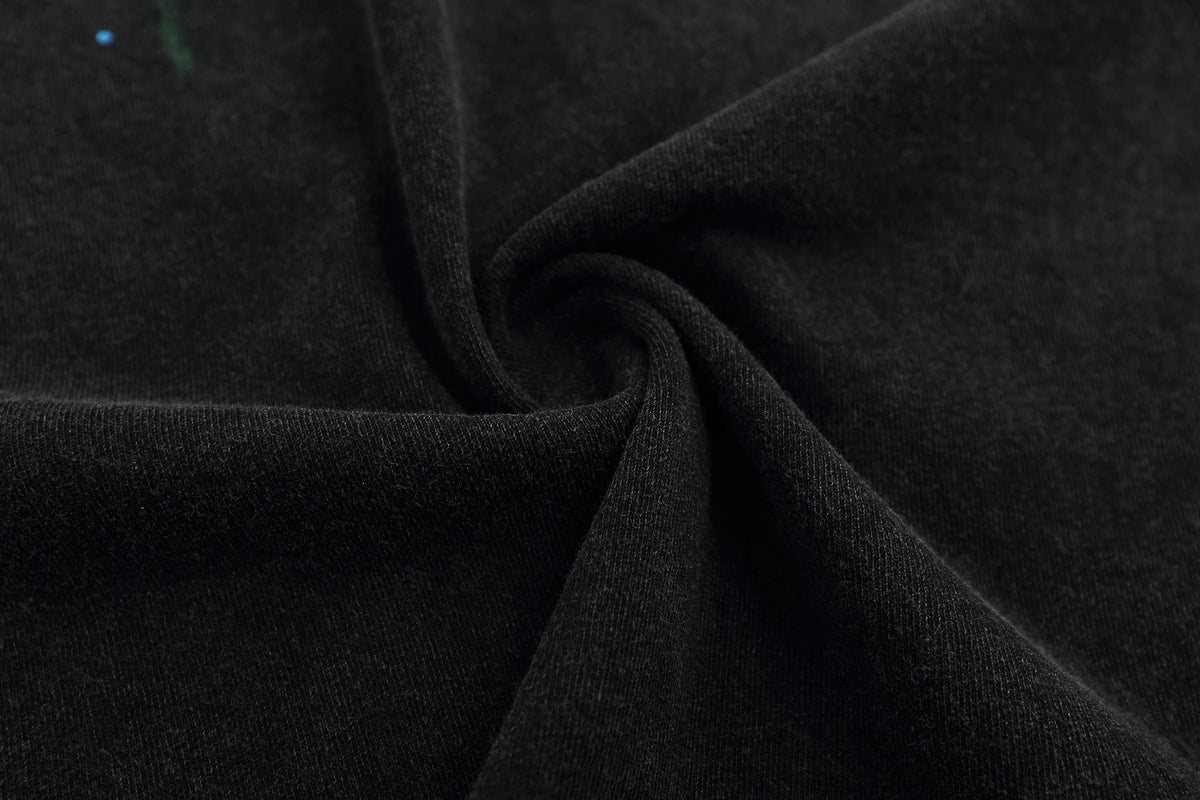 아메리칸 레트로 꽃무늬 반소매