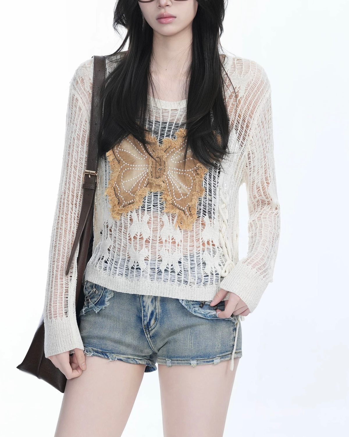 Butterfly design long sleeves