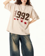 레트로 디지털 반팔