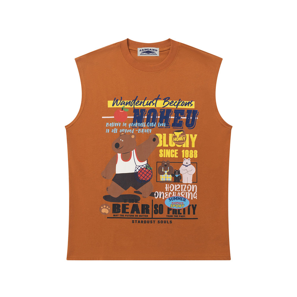 Funny cartoon vest