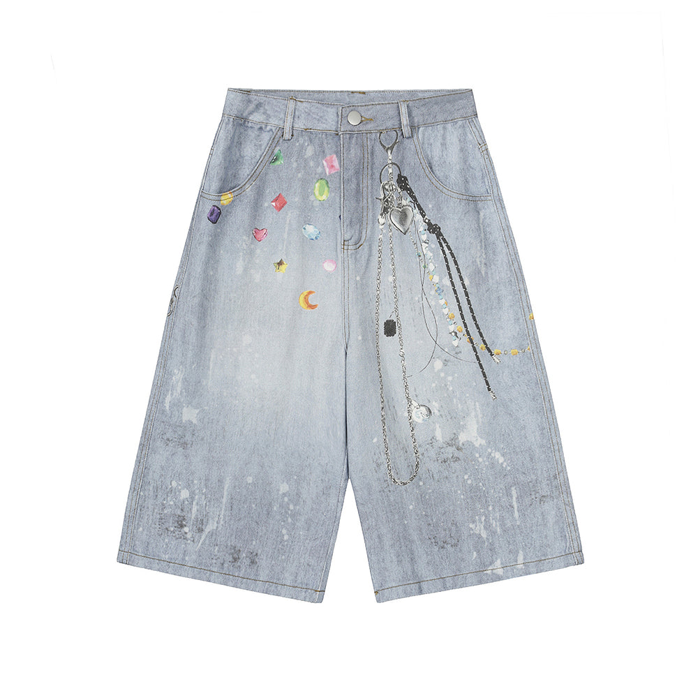 Vintage Colored Chain Shorts