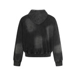 워시드 블랙 디스트레스드 커플 재킷