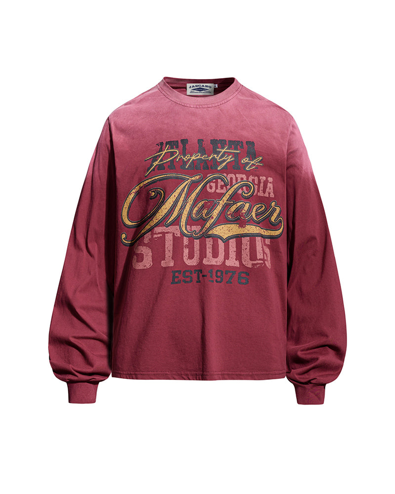 Gradient Casual Long Sleeve