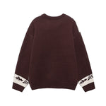 趣味動物條紋毛衣