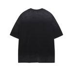 Printed letter short sleeves