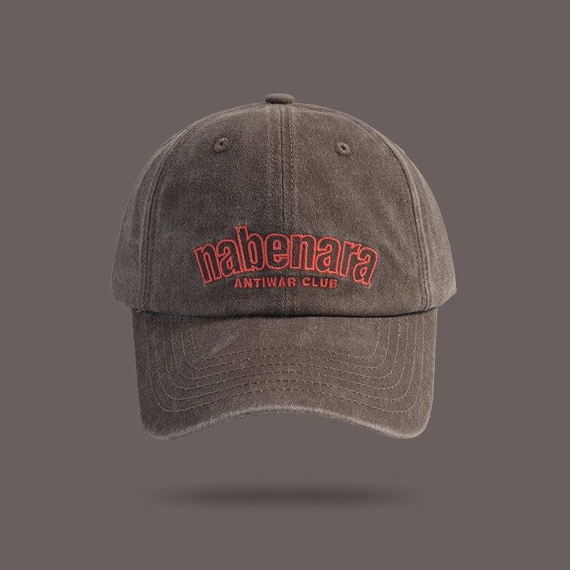 復古水洗棒球帽