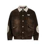 패치워크 자수 캐주얼 재킷