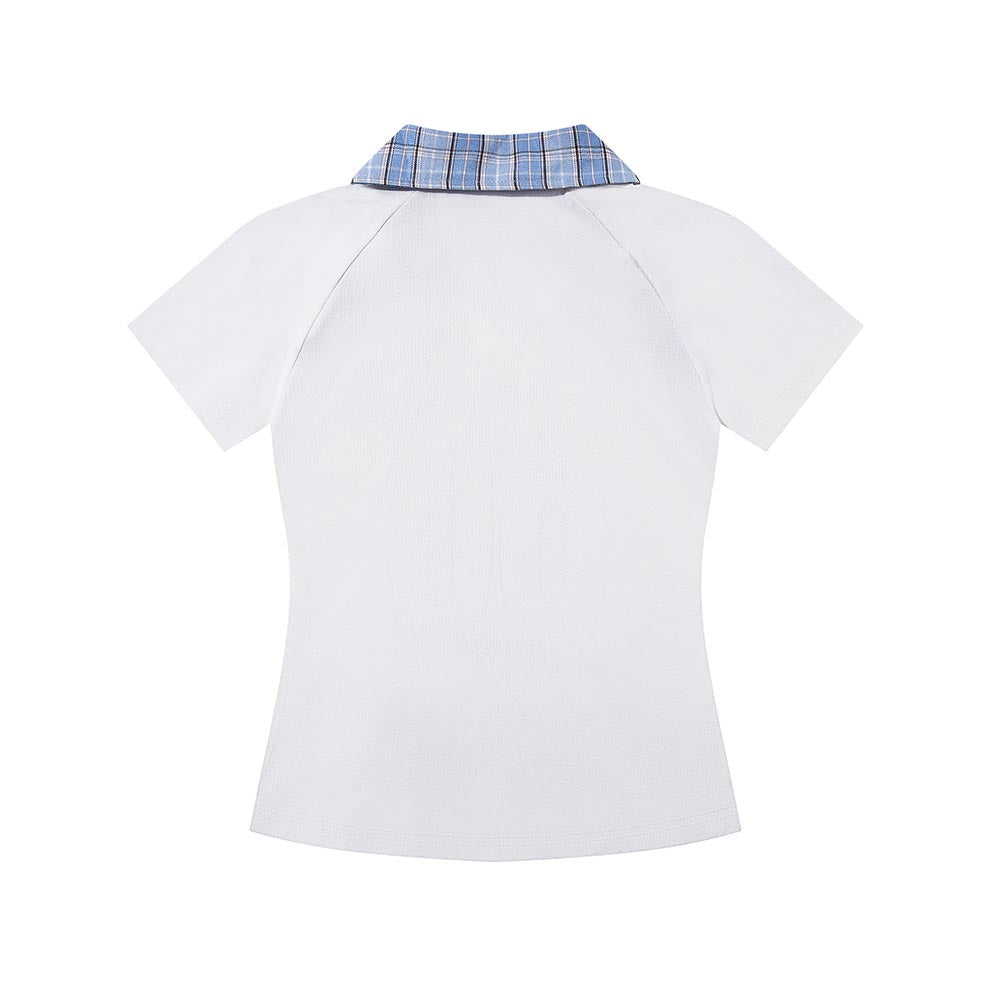 레트로 패치워크 반팔 (여성용)