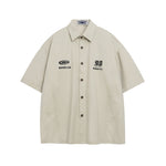 Vintage Embroidered Short Sleeve Shirt