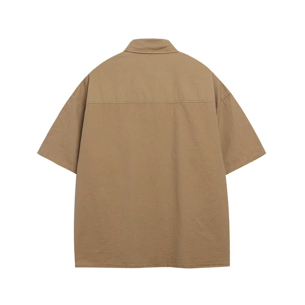 Vintage Embroidered Short Sleeve Shirt