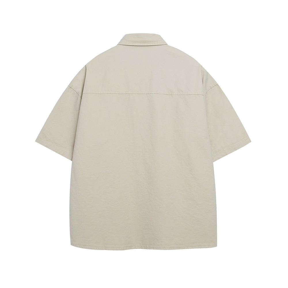 Vintage Embroidered Short Sleeve Shirt