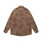 Floral Tie Long Sleeve Shirt