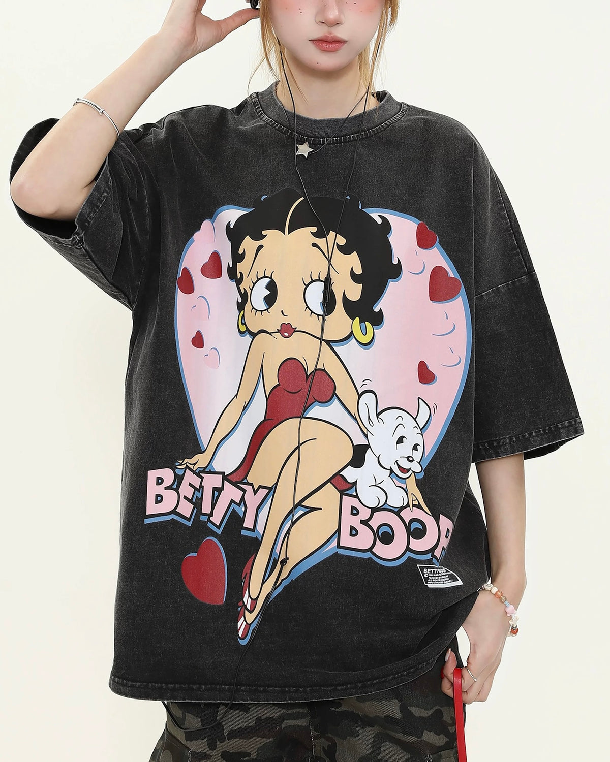 Cute printed short sleeves