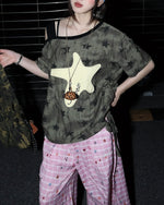 Retro off-shoulder short sleeves (women's)