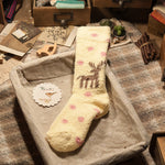 레트로 편안한 두꺼운 수면 양말