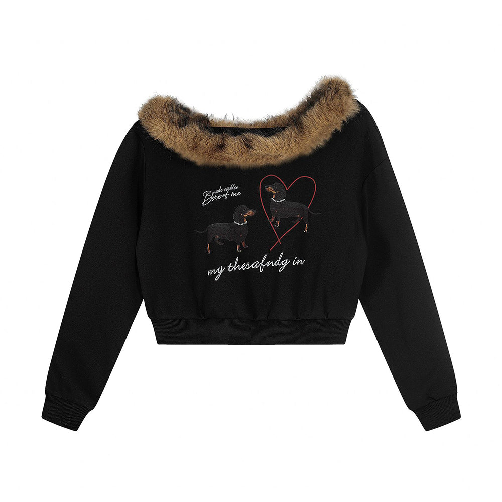 復古小狗衛衣(女款)