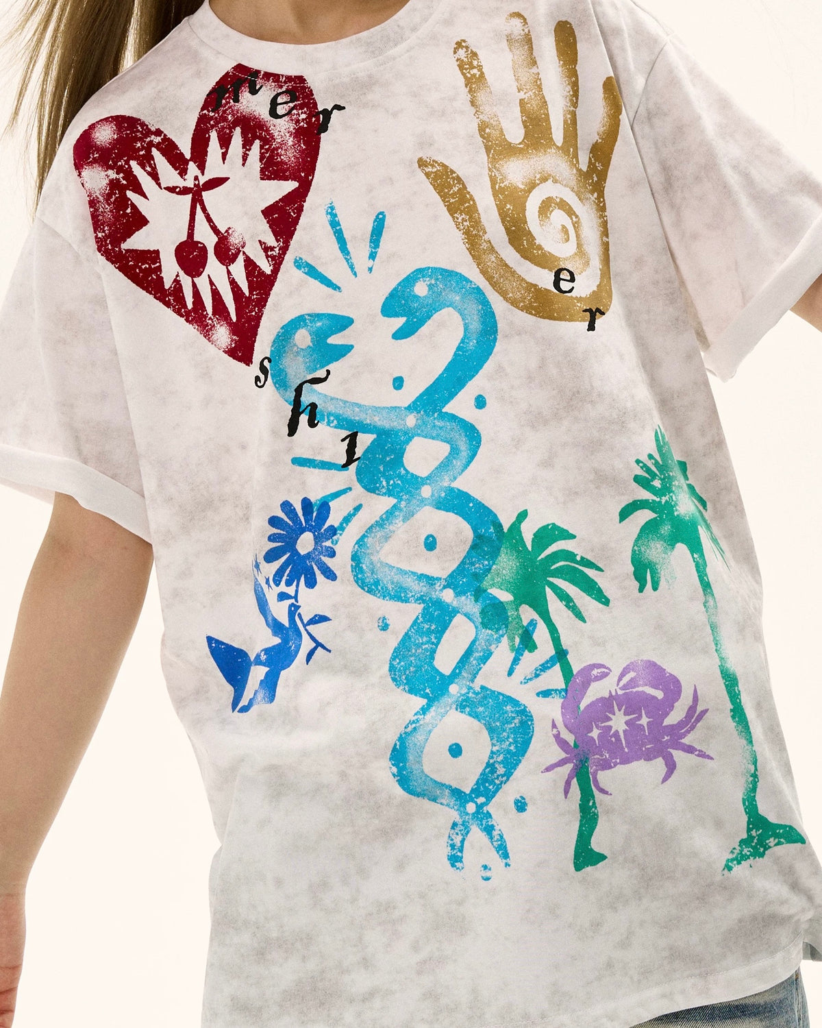 레트로 심플 반팔