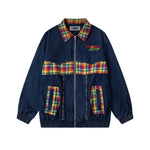 Color-blocked jacket